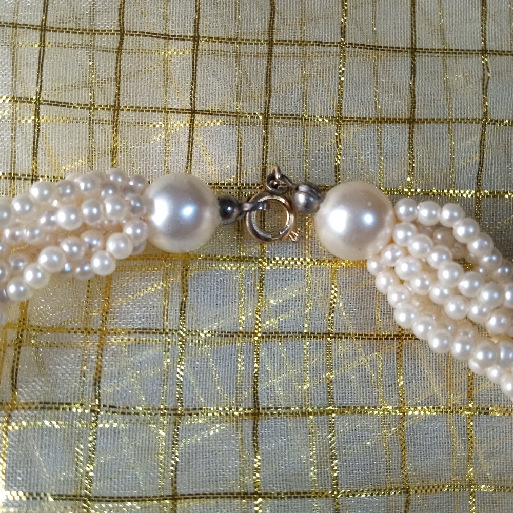 Two Pearl Multi-Strand Necklaces - image 7